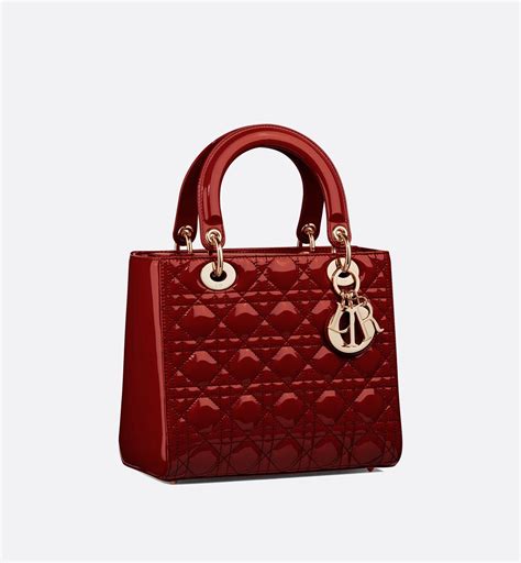 lady dior red bag price|dior cherry blossom bag.